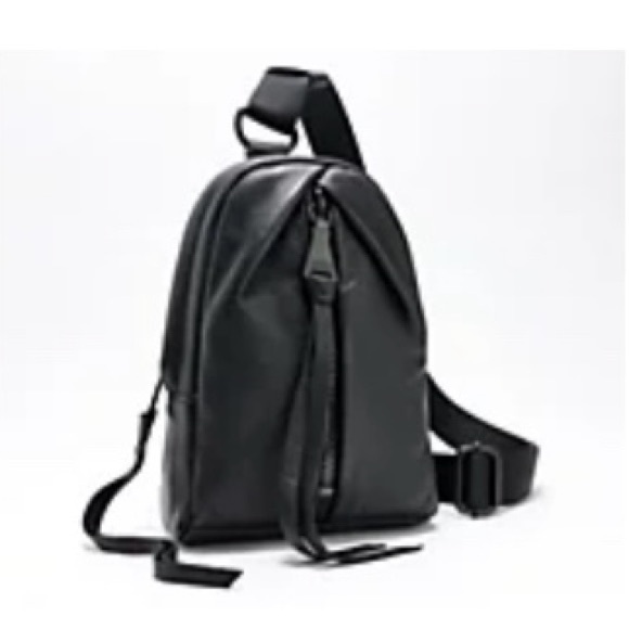 Aimee Kestenberg Handbags - Aimee Kestenberg Tamitha black leather sling bag - brand new still in packaging